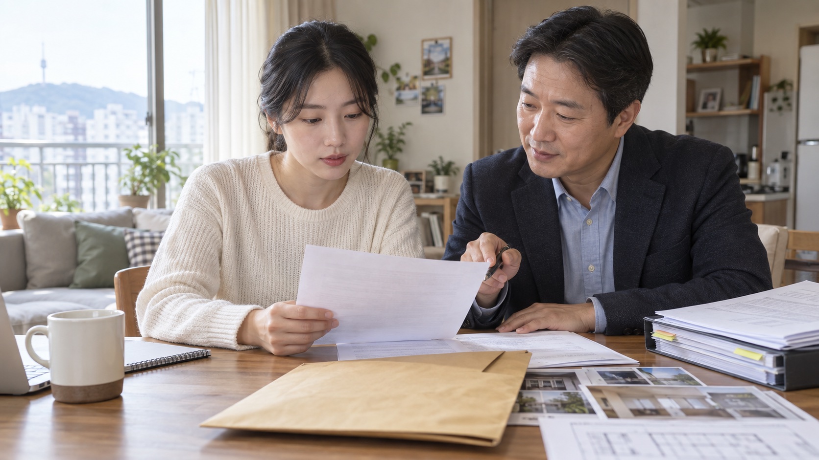 전세계약 자료와 경매 안내를 정리해 피해지원 신청을 준비하는 임차인