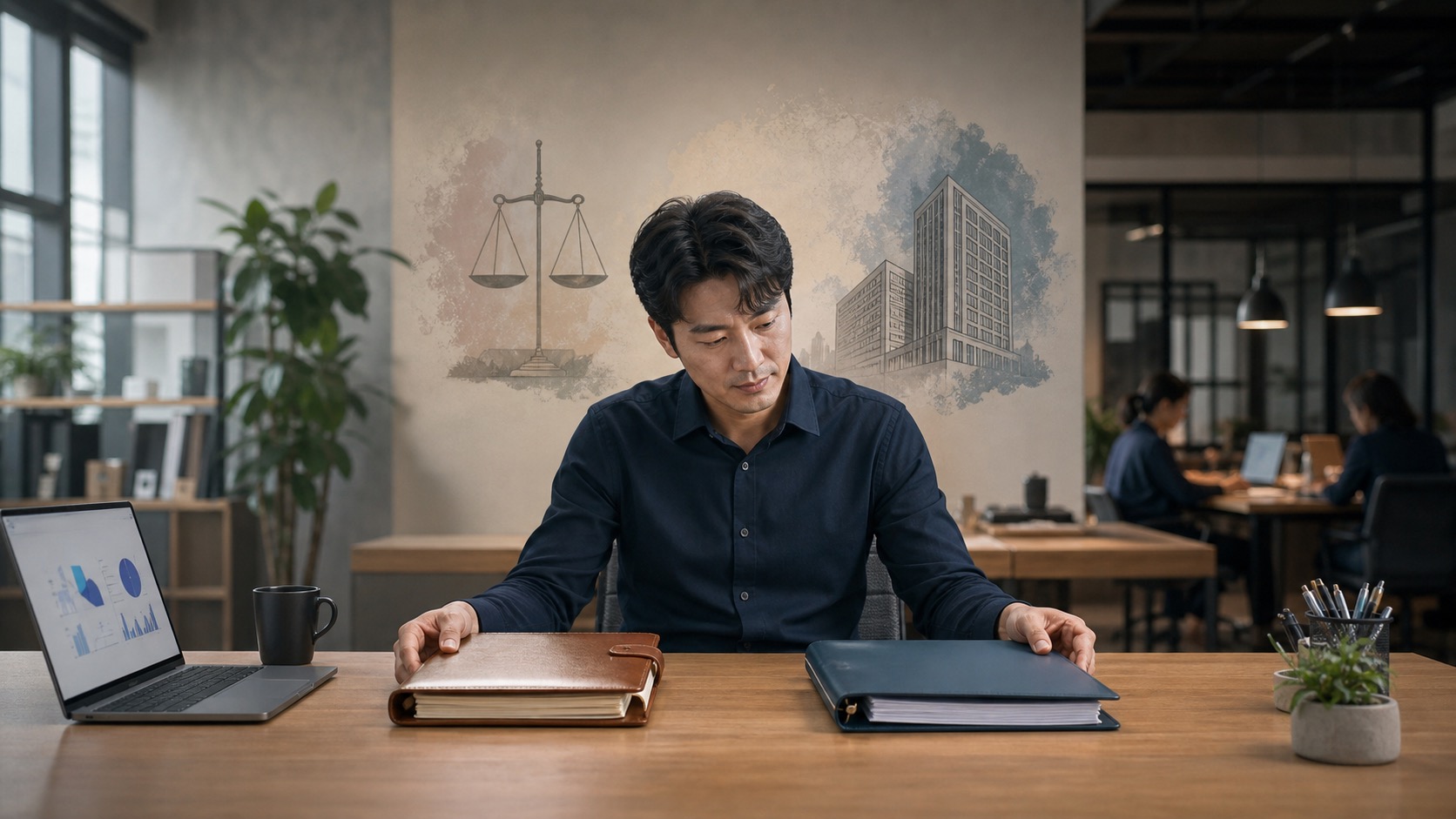 개인사업자와 법인 운영 자료를 비교하는 사업자